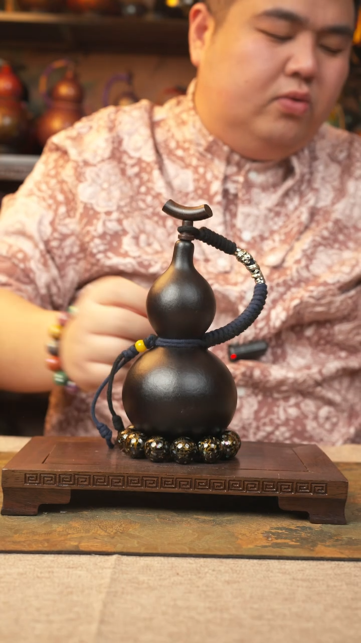 【闪购商品】A297大漆葫芦一物一拍记葫堂出品