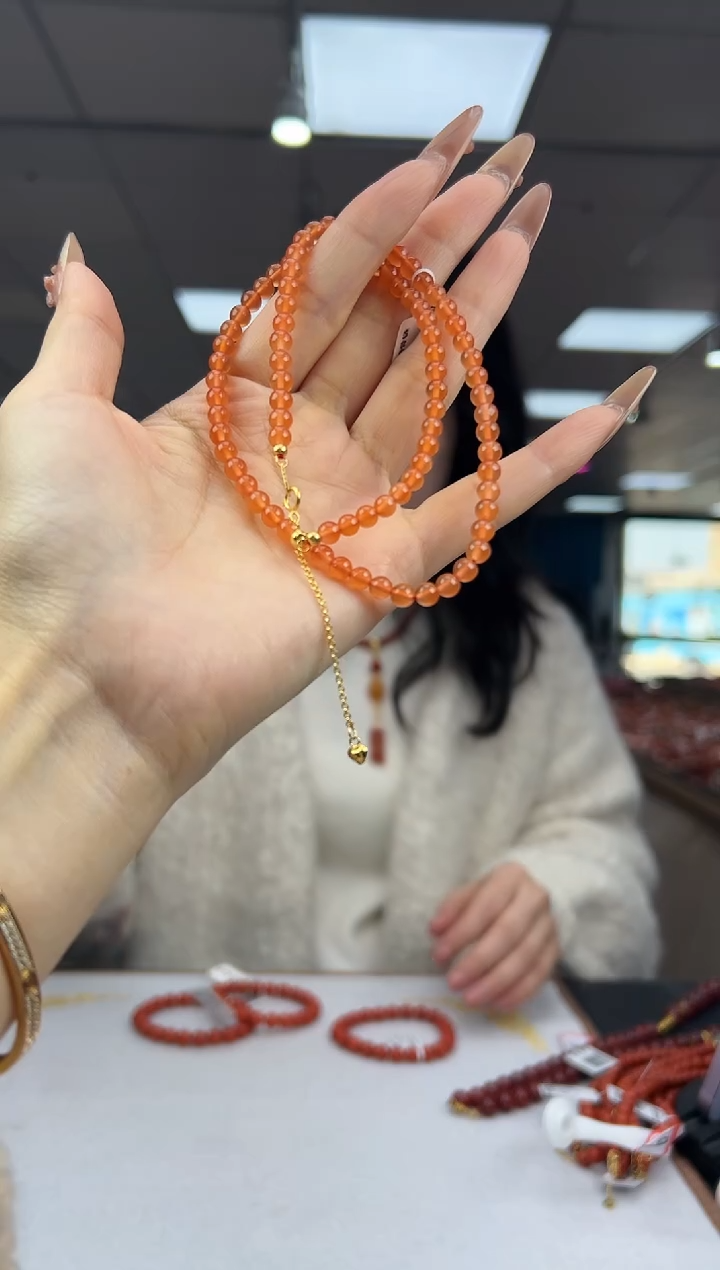 未镶嵌珠串南红玛瑙12.18-4mm（多样式）9809440799