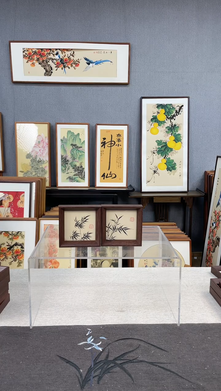 【闪购商品】国画5寸-小摆台作品-两个