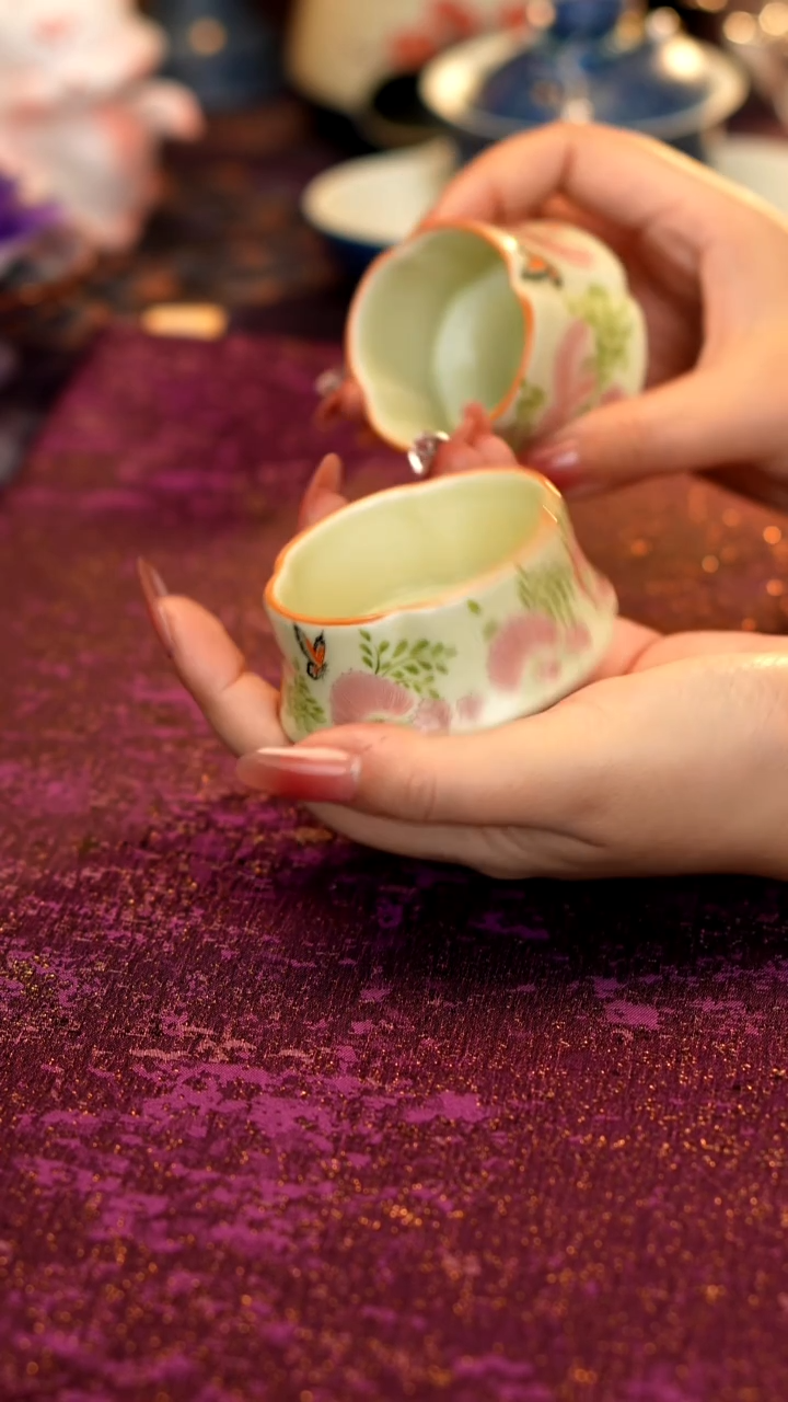合欢花对杯·······