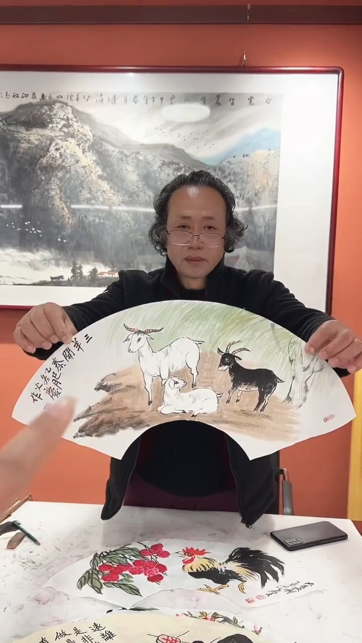 国画李火庆/国画/花鸟