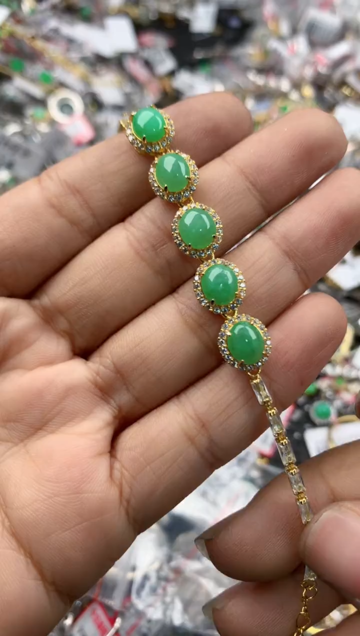 银S925镶嵌戒指翡翠11               9