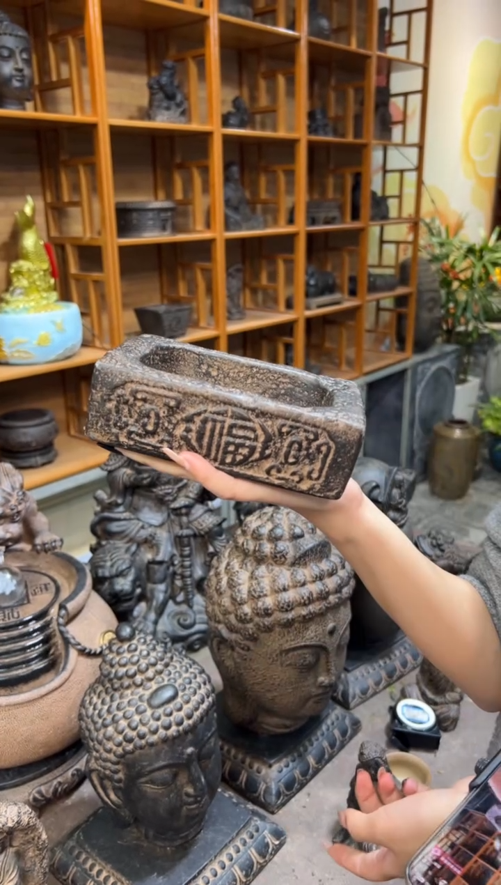 陶土【火山泥】福字汉砖