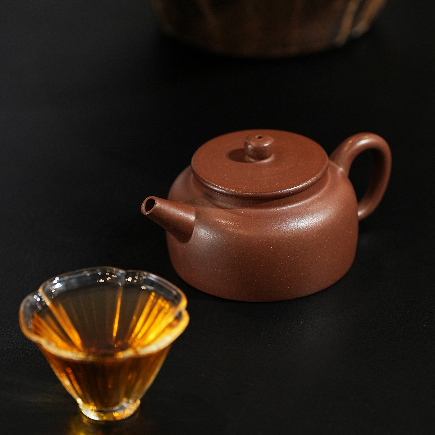【顶蜀】摹古平盖精挑底槽清泥料丨150cc紫砂壶高端茶壶茶具