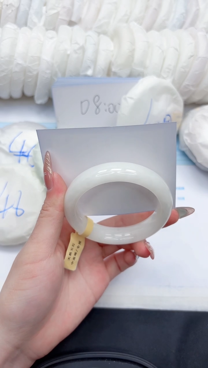 和田玉手镯未镶嵌327-58