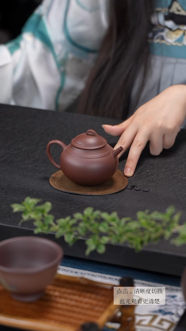 茶壶紫砂紫泥古夕壶精工半手