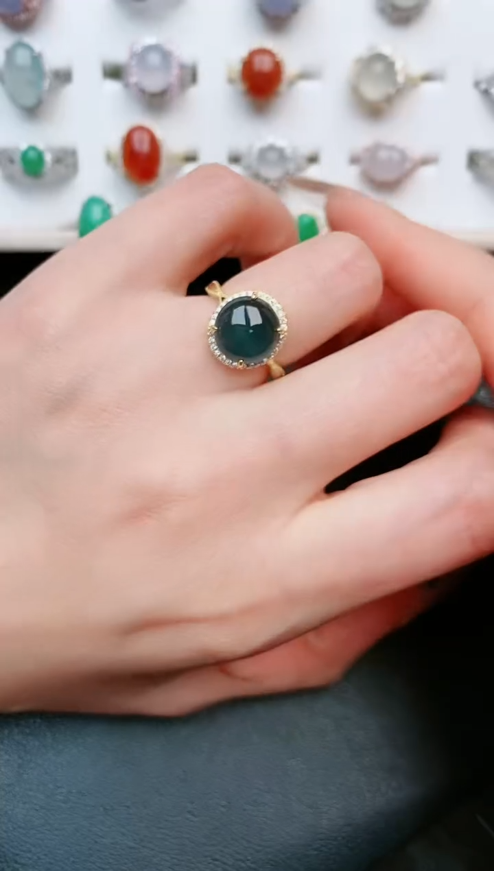 【闪购商品】翡翠戒指银S925镶嵌.....