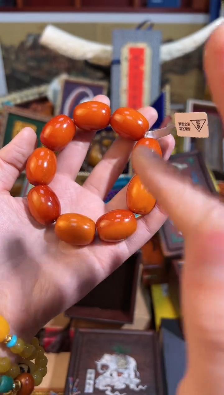 【闪购商品】蜜蜡手链未镶嵌27业业业业业业业业