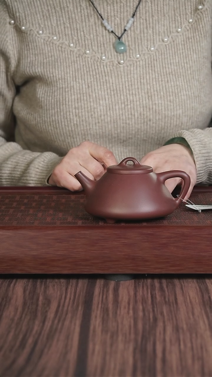 【闪购商品】紫砂茶壶子冶石瓢 pj 