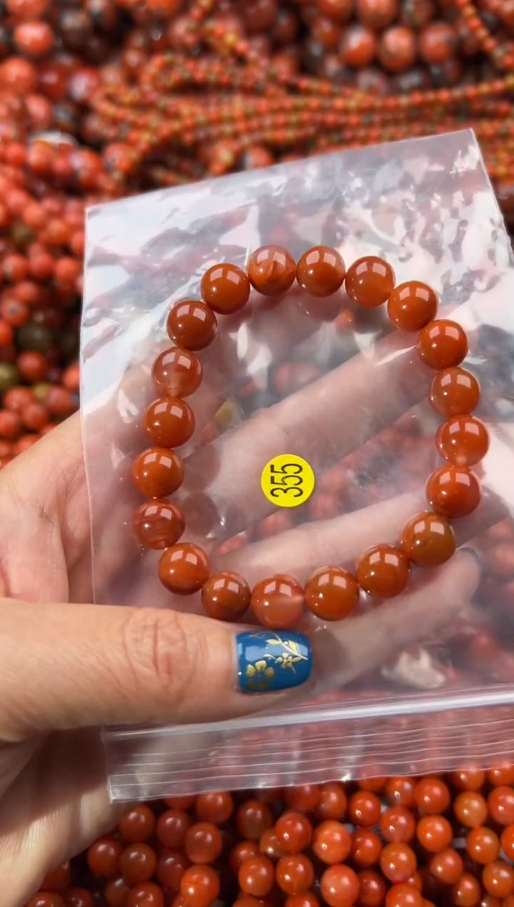 未镶嵌手串南红玛瑙9+