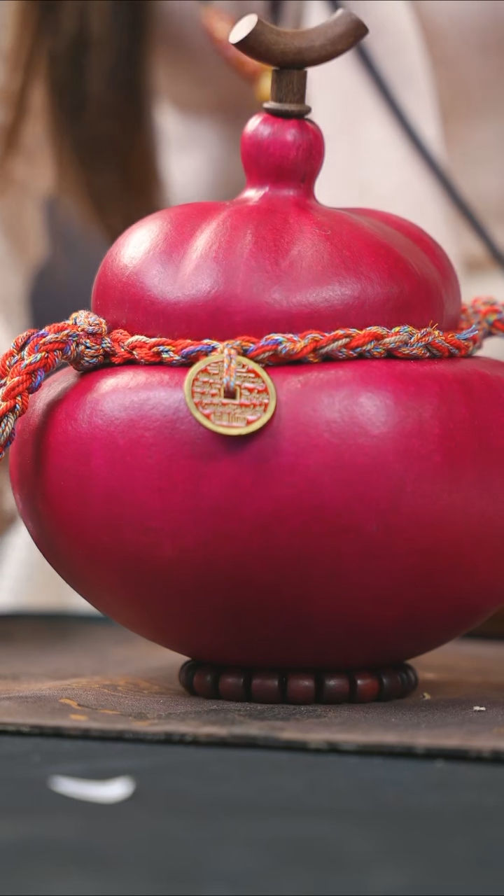 【闪购商品】WM185大漆酒葫芦不包手串及旋转底座