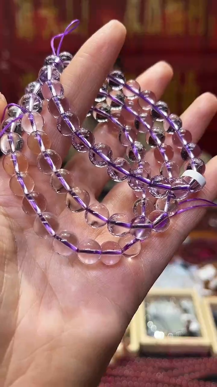 【闪购商品】水晶手链未镶嵌晨曦水晶玻利维亚紫水晶