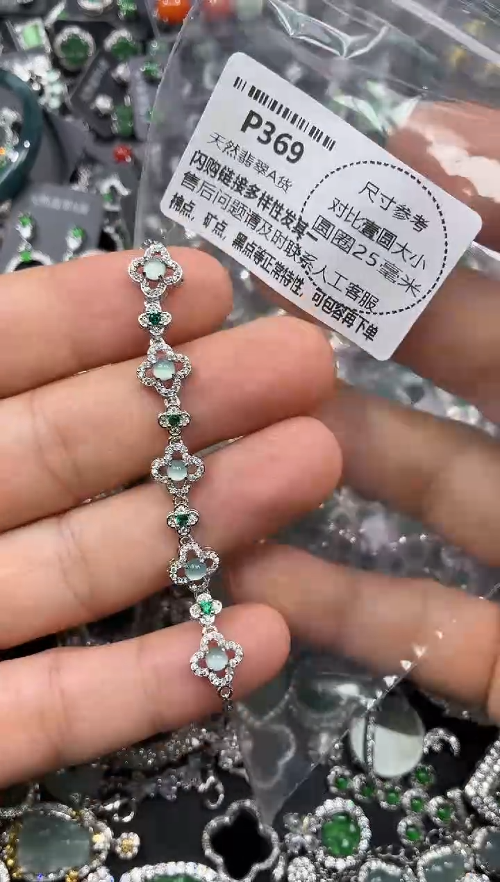 颈饰未镶嵌翡翠P369手链