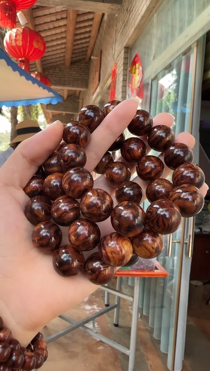 手串/手链黄花梨/降香黄檀1.8紫油梨山水虎皮乱纹树头料多样发一