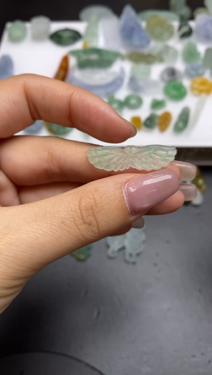 【闪购商品】定制翡翠未镶嵌翡翠毛货~多样性发一