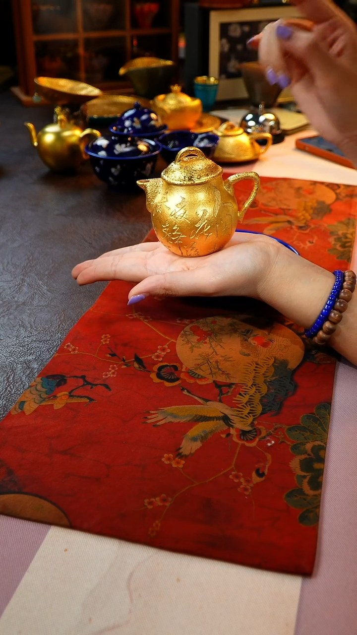 茶杯紫砂【宜景窑系列】金壶
