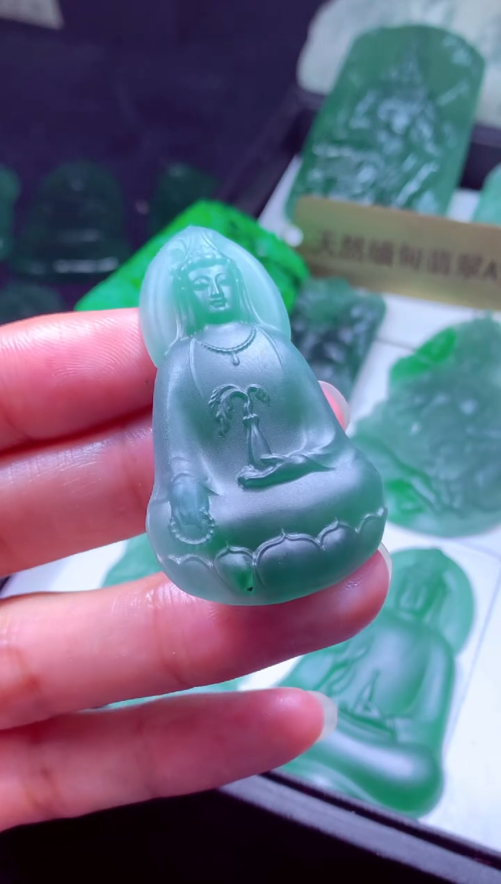 未镶嵌定制翡翠道**³天然缅甸翡翠A货 基地发货多样性发货其一