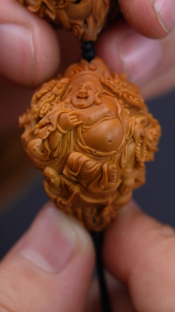 【闪购商品】橄榄核其他陈航君本工九龙双童子财神