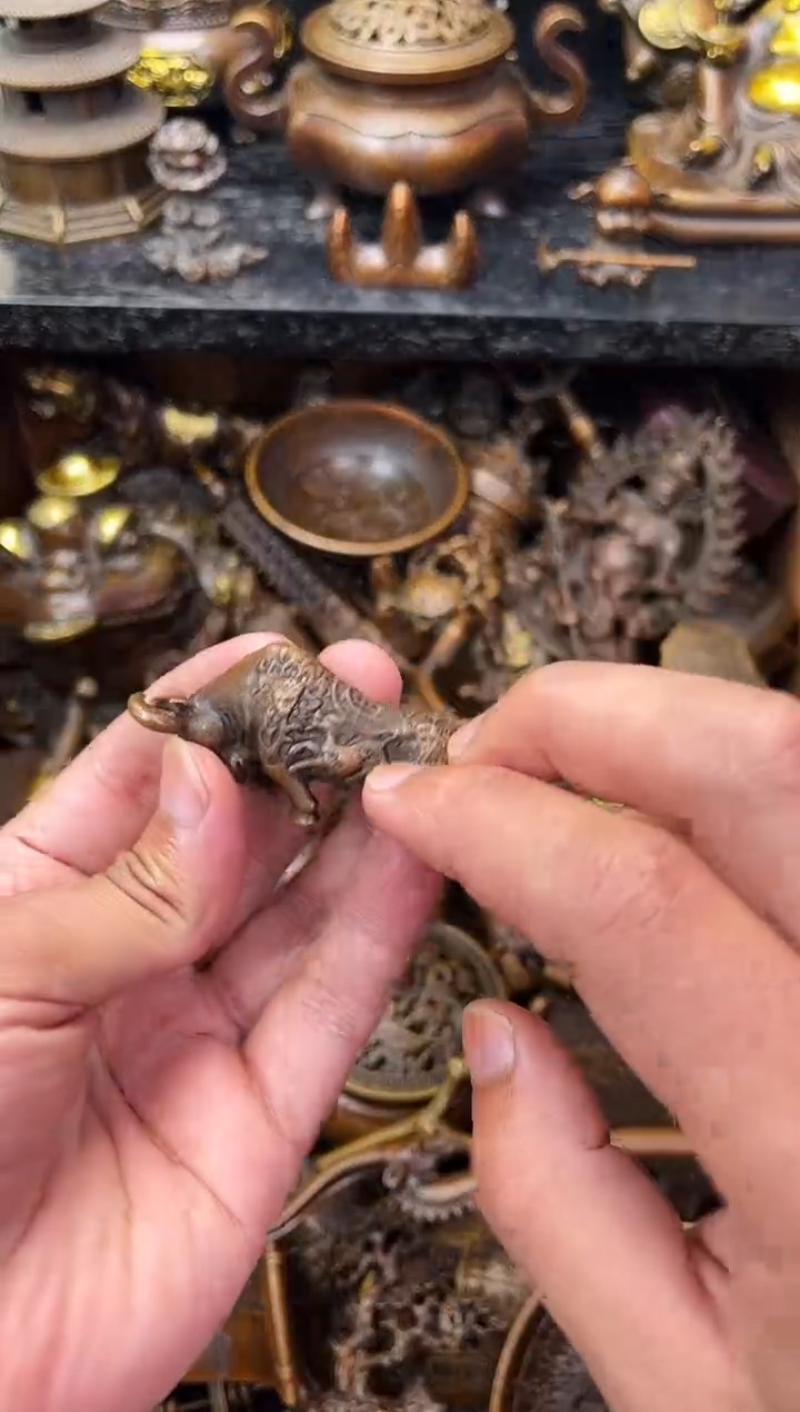 鹏哥铜器摆件  铜器摆件