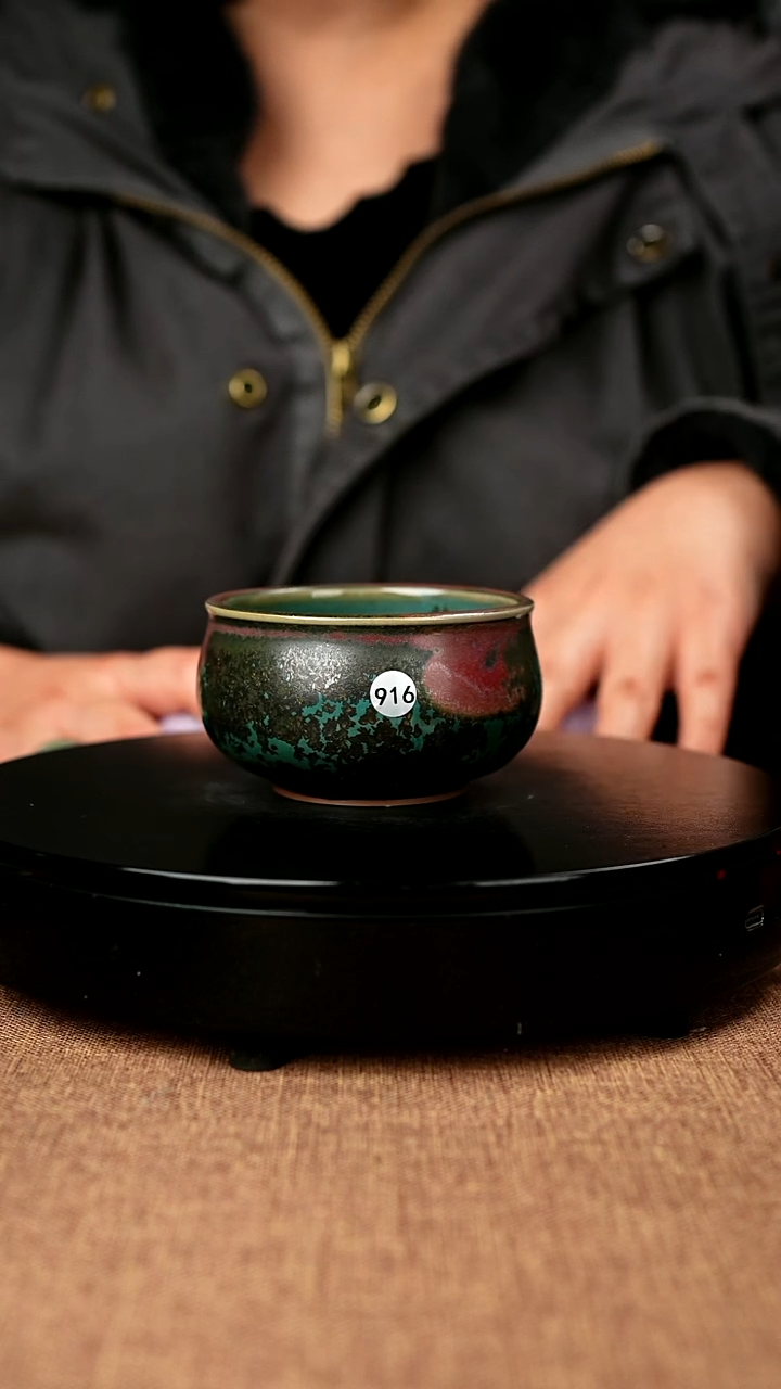 【闪购商品】916#白露伟一级品原矿钧瓷炉钧釉炉式杯