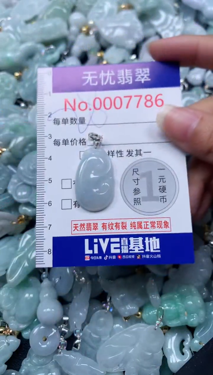 颈饰未镶嵌翡翠7786