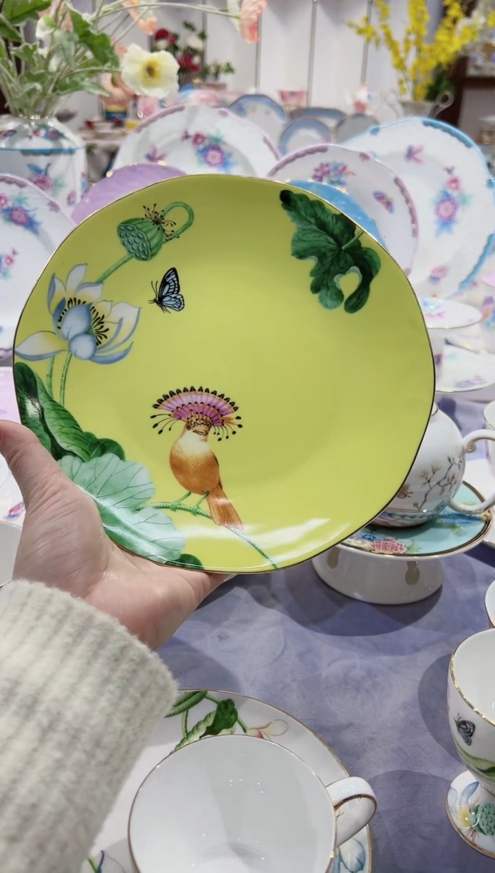 【闪购商品】骨瓷8寸平盘