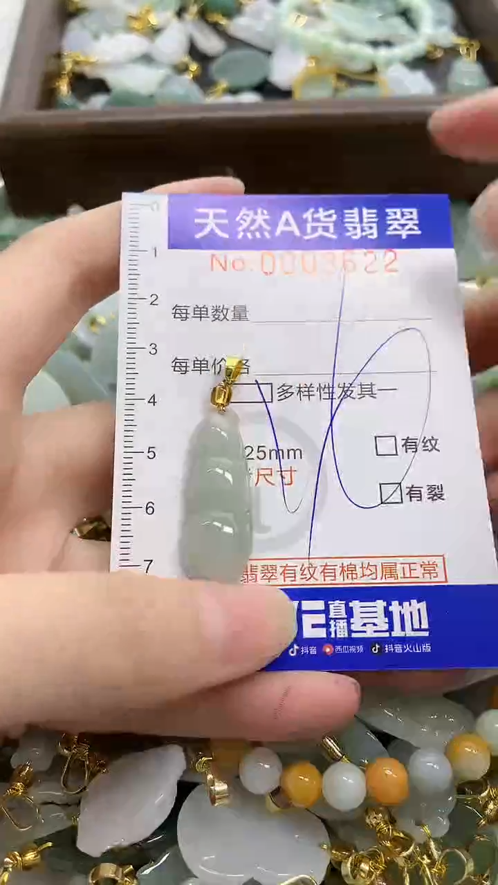 颈饰未镶嵌翡翠天然A货翡翠