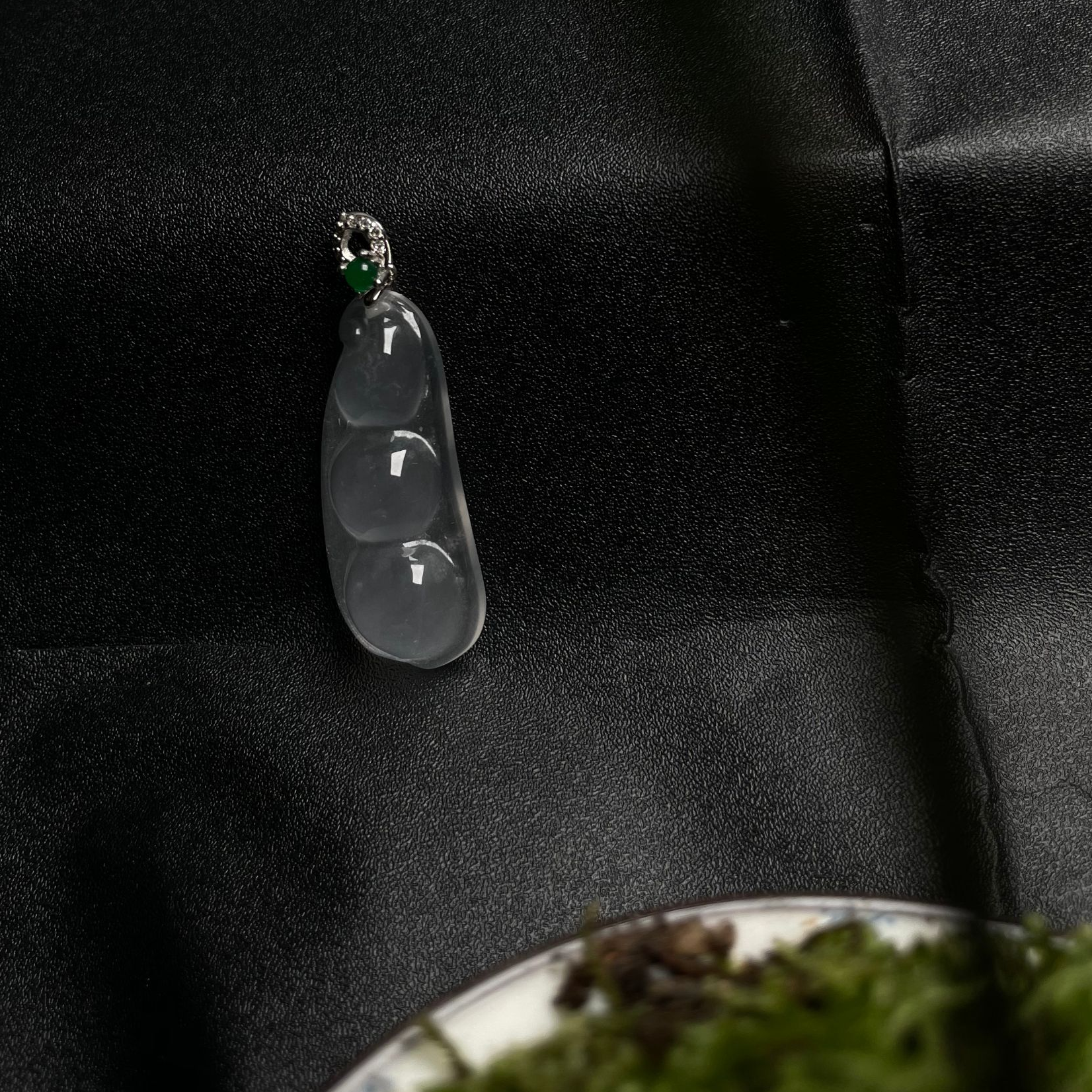 《兰玉珠宝甄选》银镶冰福豆  新号开播福利