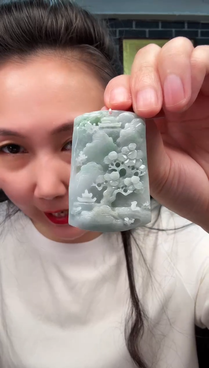 颈饰未镶嵌翡翠牌子