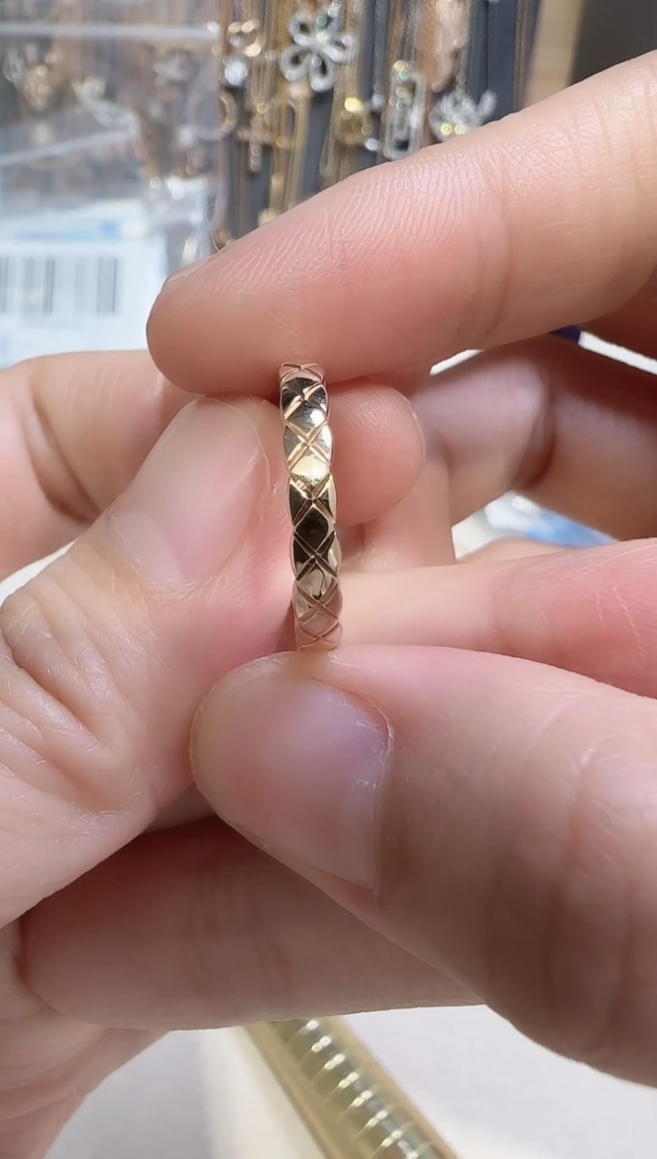 【闪购商品】18K金戒指/指环戒指14号