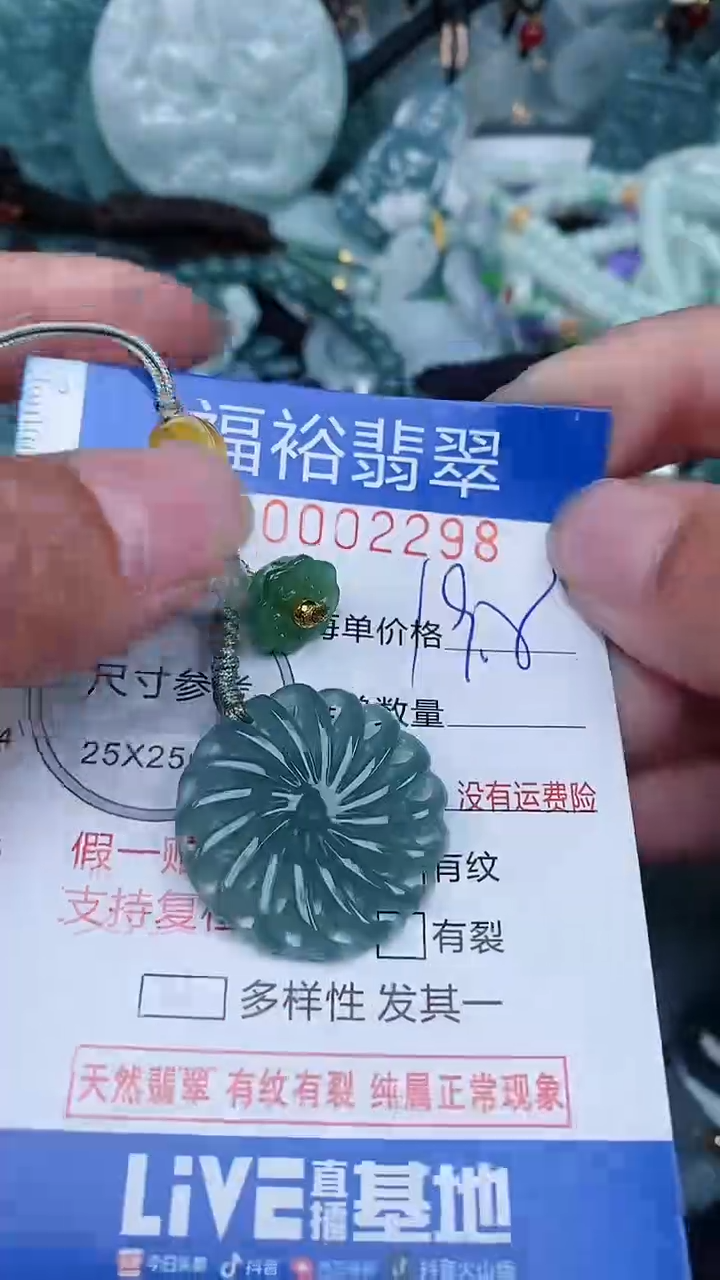 【闪购商品】翡翠颈饰未镶嵌...0002298