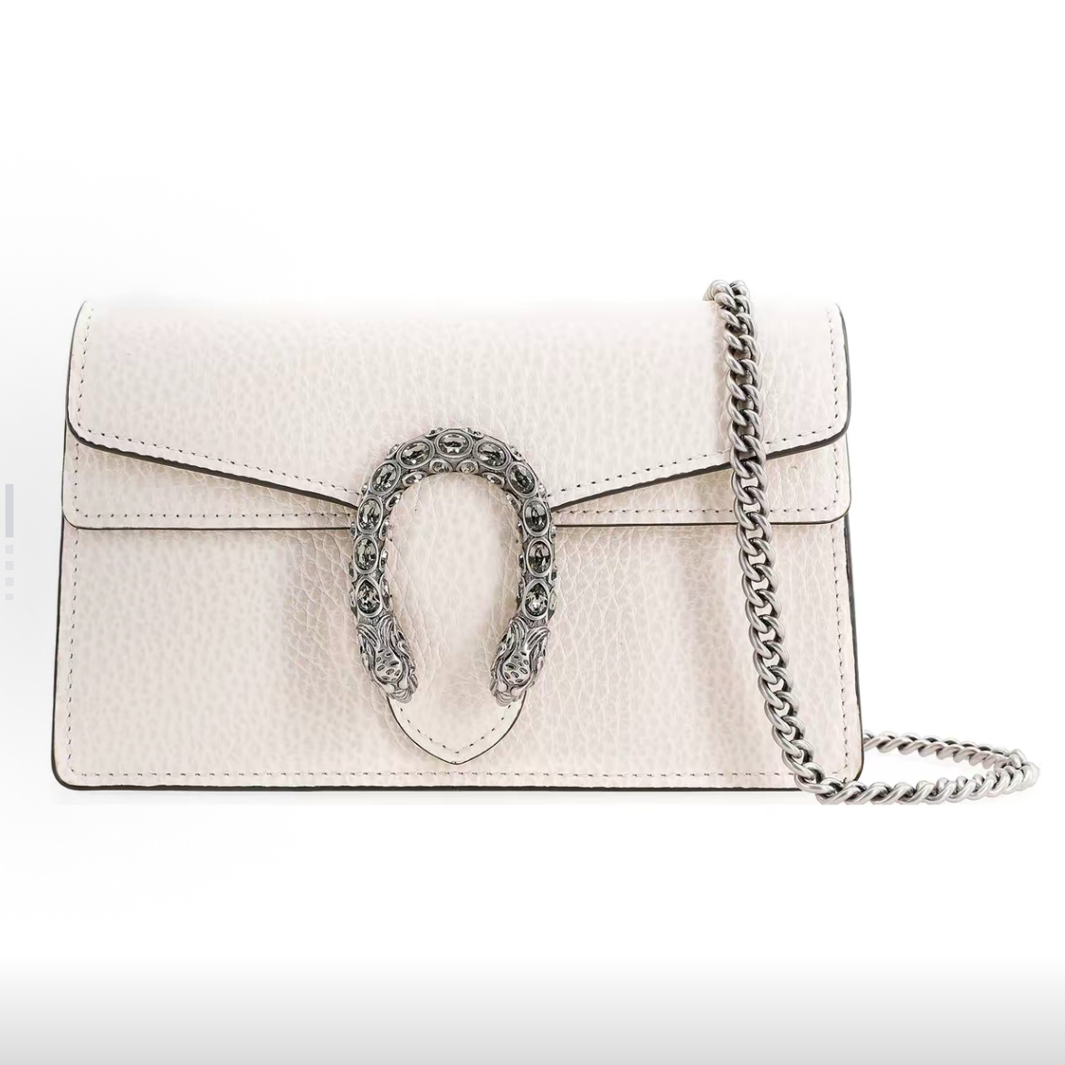 95新 GUCCI/古驰 酒神 白皮 mini （钻扣）-G3290