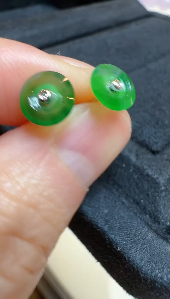 【闪购商品】翡翠耳饰18K金镶嵌多样性团购发一件