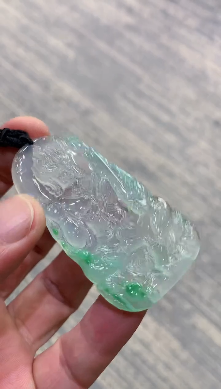 颈饰未镶嵌翡翠天然A货翡翠