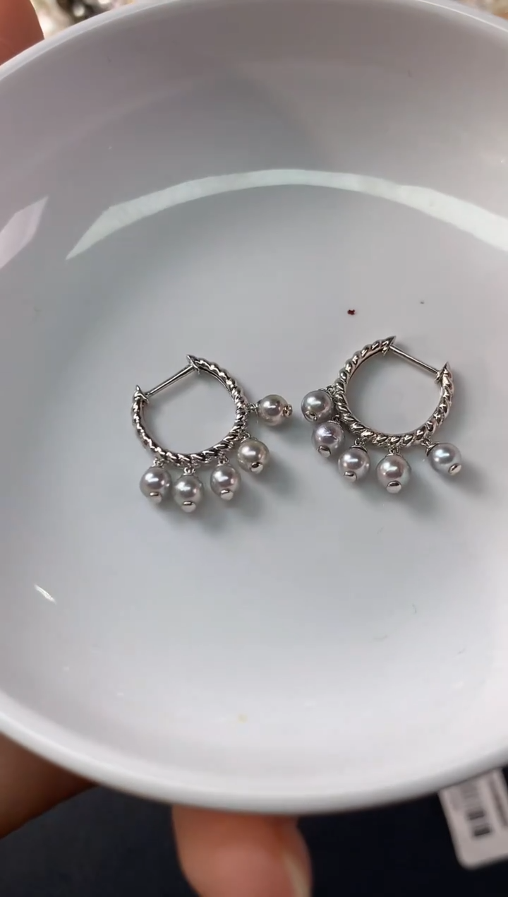 18K金镶嵌耳饰海水珍珠D363|2980