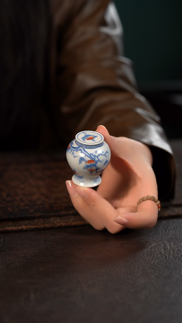 【闪购商品】杯聚澜堂童子迎寿盖置