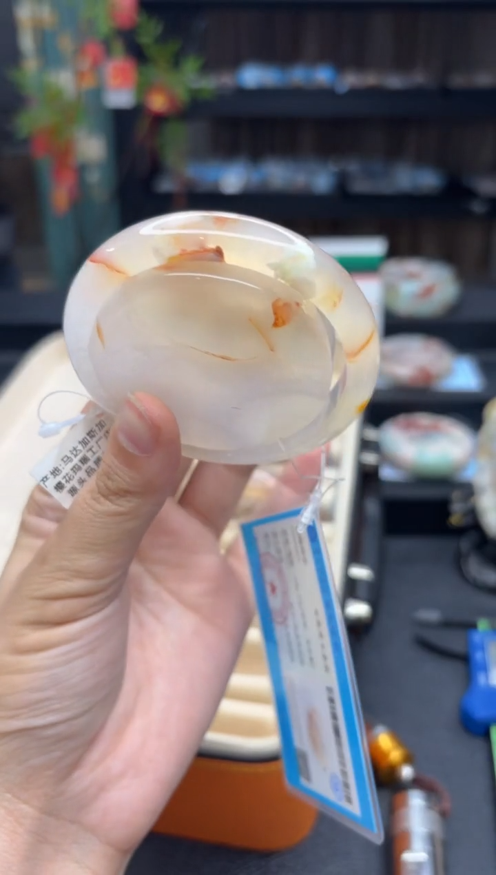 【闪购商品】石英质玉手镯未镶嵌913（55圈赠送镯心）