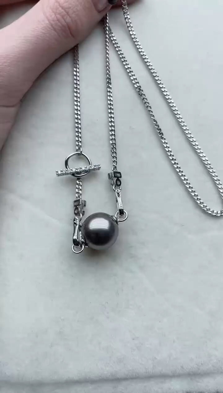 【闪购商品】海水珍珠套链银S925镶嵌81