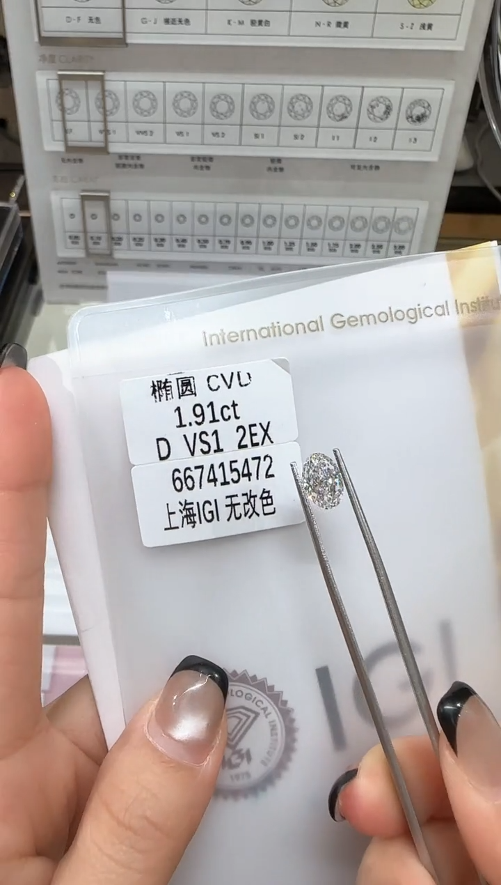 【闪购商品】实验室培育钻石未镶嵌@ 1.91ct 先鉴赏，再定制！