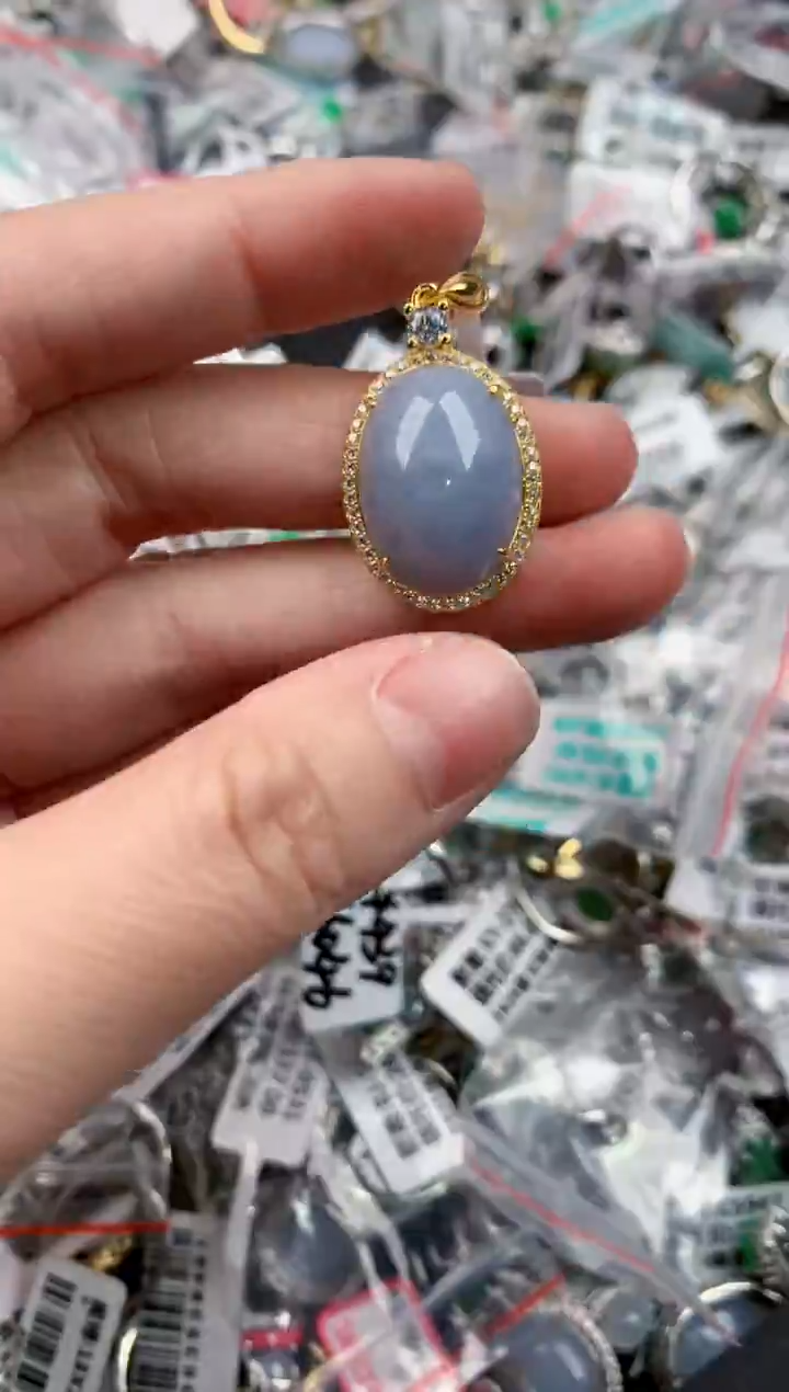 银S925镶嵌戒指翡翠24            6