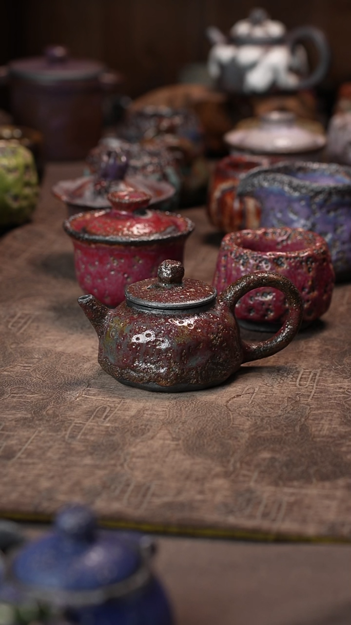 太****光景德镇柴烧志野杯 