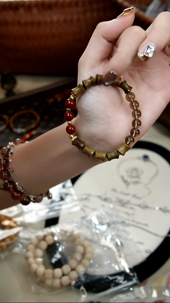 白玉菩提手串孤品手串-默认微瑕