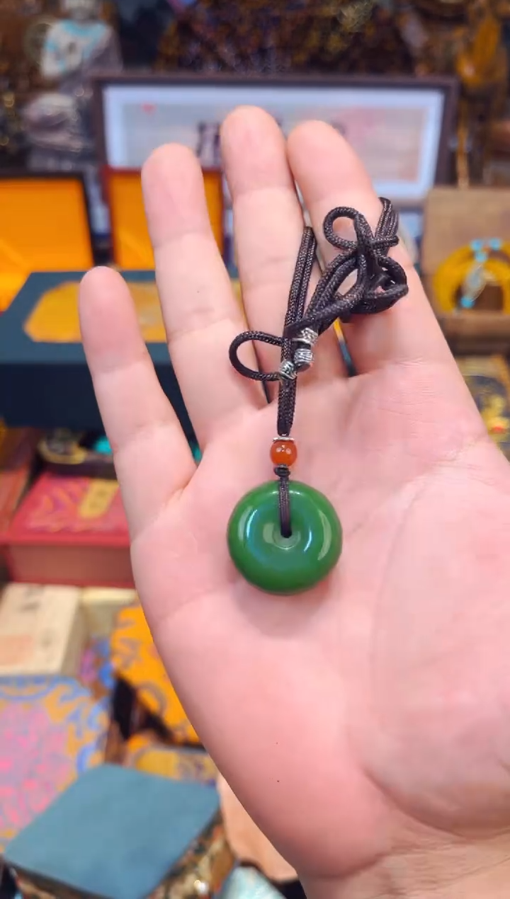 和田玉未镶嵌挂件A老七专属高端精品39