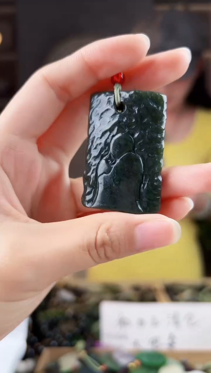 颈饰未镶嵌和田玉拍一发一，多样性发货