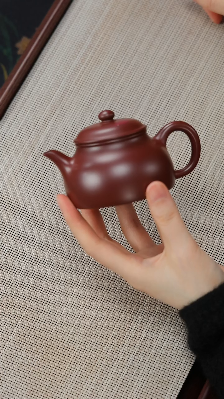 【闪购商品】紫砂茶壶hd龙血砂 怀隐 150cc