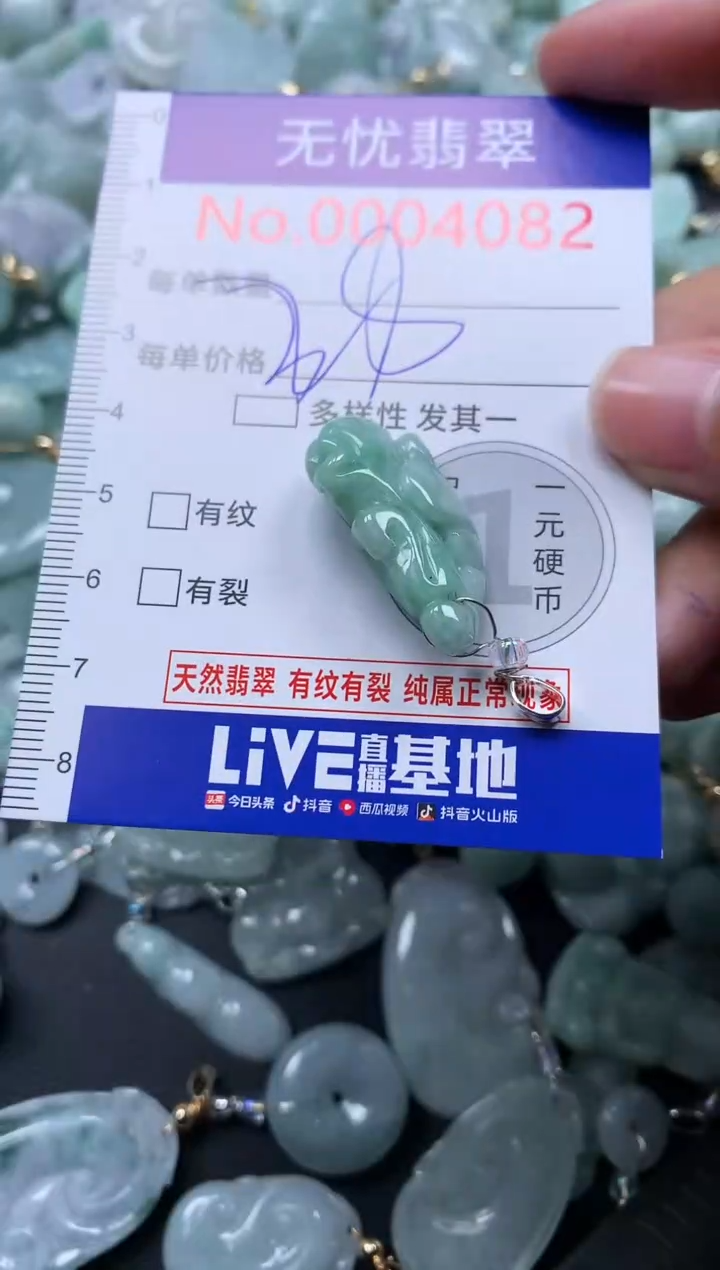 颈饰未镶嵌翡翠4082