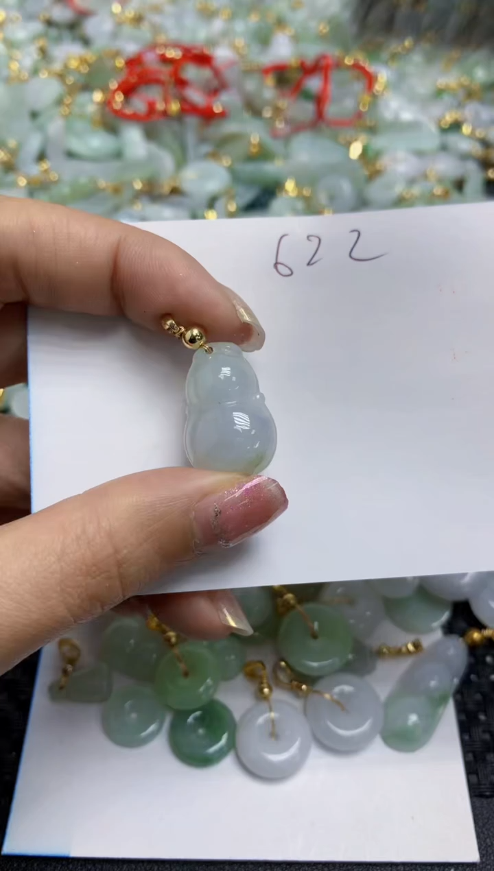 【闪购商品】翡翠颈饰合金天然翡翠A货