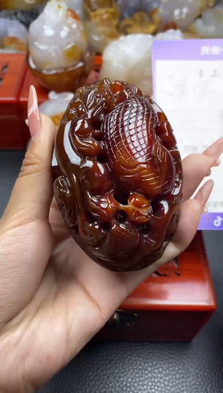 【闪购商品】玛瑙/玉髓手把未镶嵌00