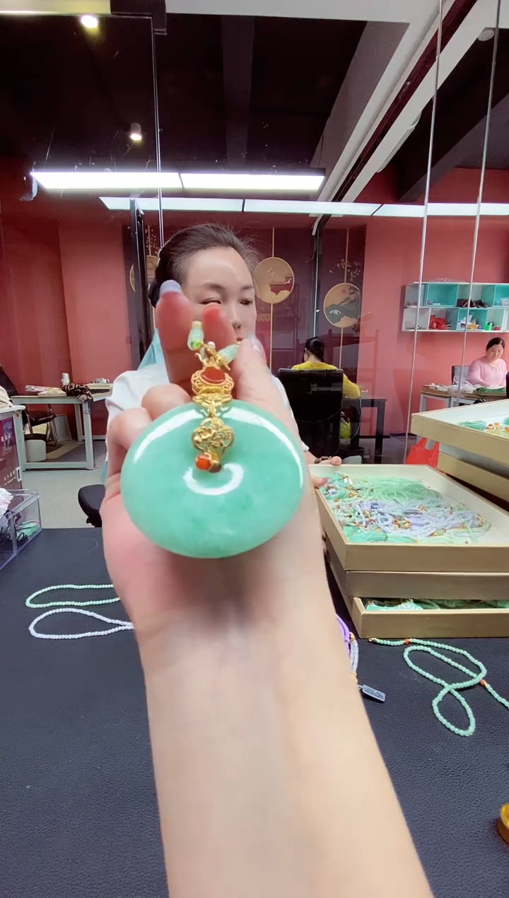 颈饰未镶嵌翡翠翡翠吊坠