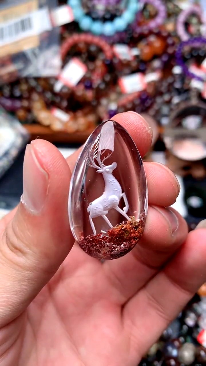 【闪购商品】水晶吊坠(赠链)未镶嵌108